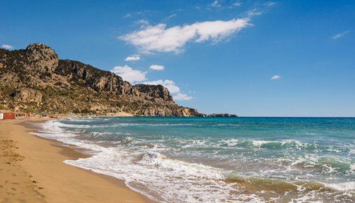 The most beautiful beaches in Greece - Tsambika Rhodes